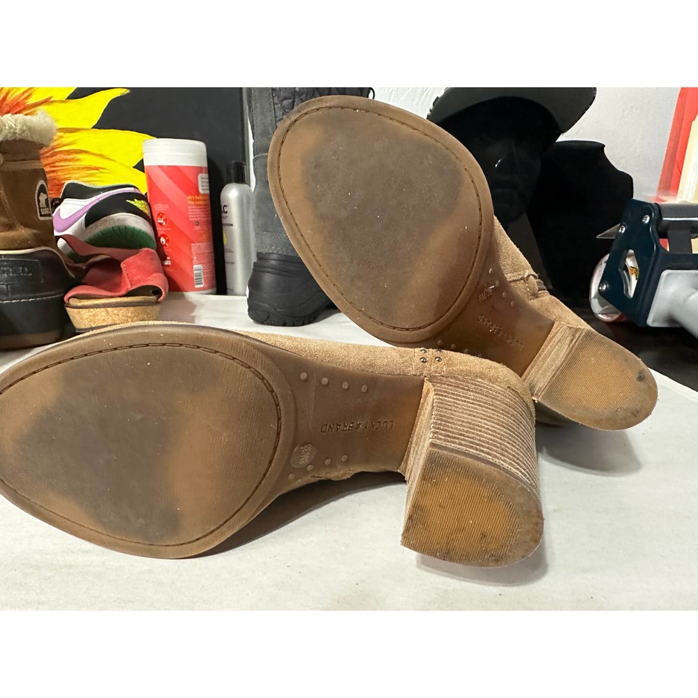Lucky Brand Lotisha Zip Bootie Size 8M - Picture 5 of 8